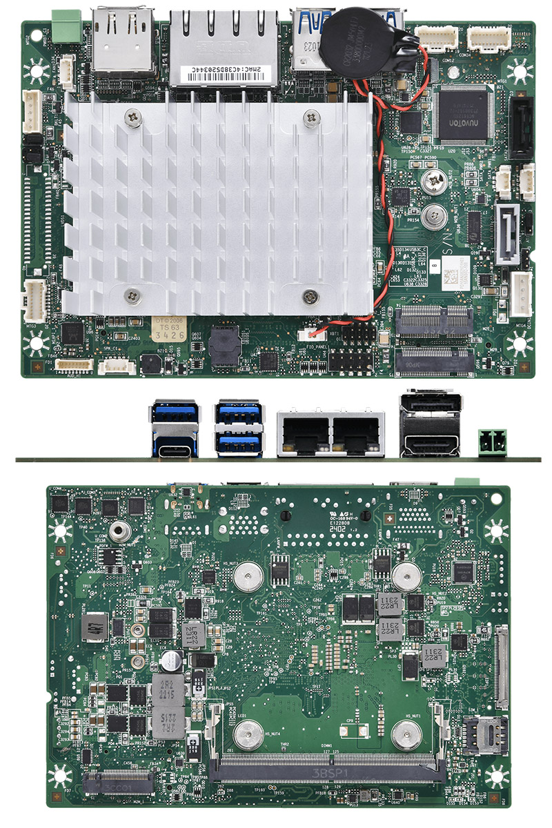 Mitac PD10ANS-<b>N305</b> 3.5-SBC (Intel Alder Lake i3-N305 <b>8x3.8Ghz</b> CPU, 8-26VDC) [FANLESS]
